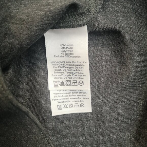 NWT Eddie Bauer Ladies Size 14 Side Zip Dark Grey Moisture Wicking Pants - Picture 5 of 13